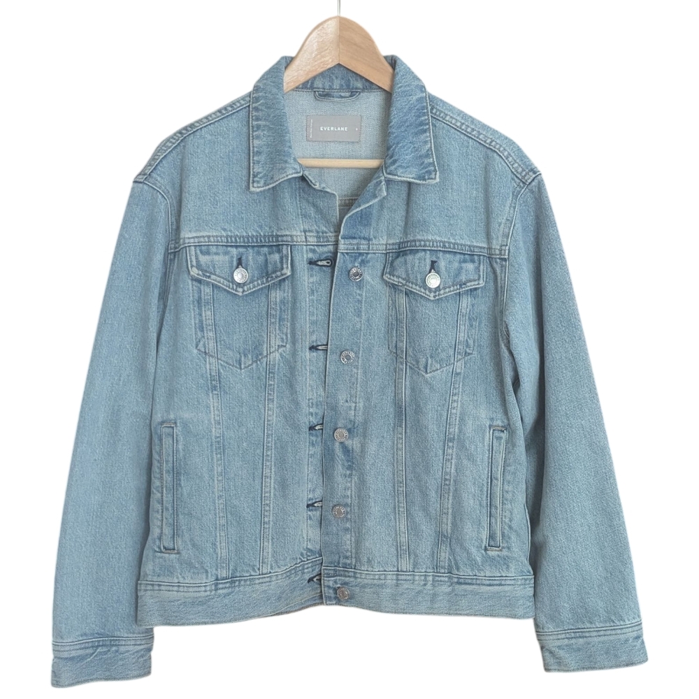 Everlane Light Blue Denim Jacket Size Medium